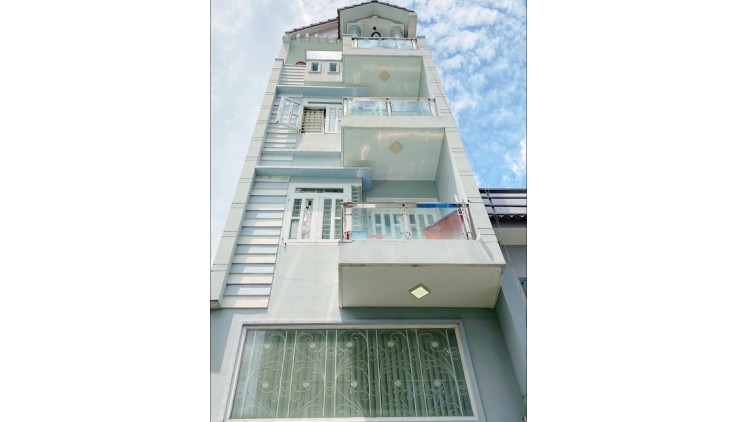 LÊ VĂN QUỚI - HẺM XE HƠI - 5 TẦNG 6PN - 56M2 - SỔ ĐẸP GIÁ 6.4 TỶ